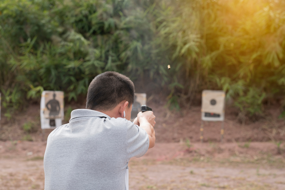 Person training for shooting